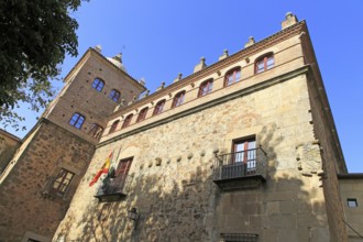 Historic palace, Palacio Toledo Moctezuma, medieval old town, Caceres, Extremadura, Spain, Europe