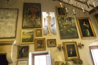 Interior of Palacio Chaves Hotel, historic medieval town of Trujillo, Caceres province,