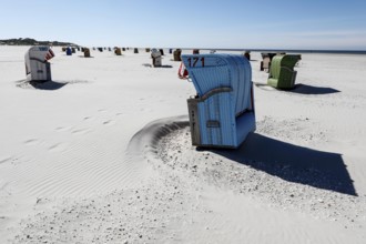 Beach coasts on the island of Amrum, Norddorf, 15.06.2020