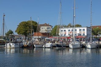 Boats, harbour, Laboe, Schleswig-Holstein, Germany, Europe