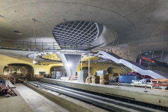 Impressions of the new Stuttgart 21 main station. The shell is finished, now it's time for the