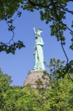 Hermannsdenkmal near Hiddesen, district of Detmold, Teutoburg Forest, North Rhine-Westphalia,