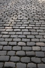 Cobblestones, Nikolaj Square, Copenhagen, Denmark, Europe