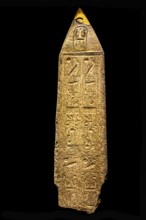 Part of an obelisk with inscription for Ramses II from the exhibition: Ramses the Great and the