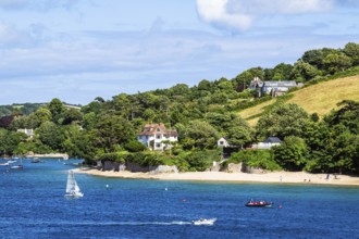 Boats and Yachts on Kingsbridge Estuary in Salcombe and Mill Bay, Batson Creek, Southpool Creek,