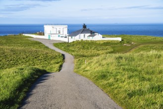 Cliffs over Flamborough Seawatch Observatory, Flamborough, Yorkshire, England, United Kingdom,