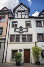 The Jan Hus Museum in Hussenstraße in a medieval house in the historic centre of Constance, where