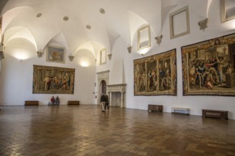 Interior in Palazzo Ducale, Unesco world heritage site Urbino, Urbino and Pesaro district, Marche,