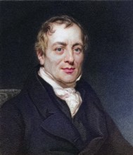 David Ricardo 1772-1823 English economist, Historical, digitally restored reproduction from a 19th