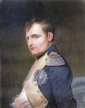 Napoleon Bonaparte, 1769-1821, Emperor of the French, digitally restored reproduction from a 19th