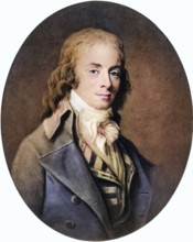 Etienne Nicolas Mehul (1763-1817) French composer. Musician, Historical, digitally restored