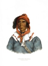 American Indian, Native American, Tulcee-Mathla, Chief of the Seminole Tribe, United States of