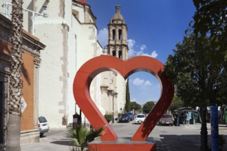 Victoria de Durango, Durango, Mexico, 10 June, 2022: Durango colonial and colorful historic city