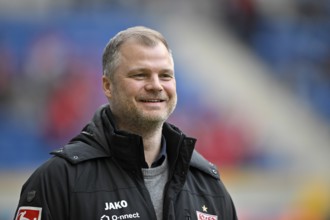 Sports Director Fabian Wohlgemuth VfB Stuttgart portrait, smiling, PreZero Arena, Sinsheim,