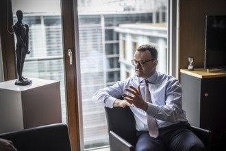 Jens Spahn (Member of the Bundestag, CDU) on 21 February 2024 at the Jakob-Kaiser-Haus at the