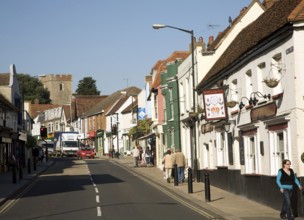 High street, Maldon, Essex, England, UK