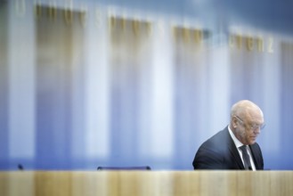 Ulrich Schneider, Managing Director of Der Paritätische Gesamtverband, at a press conference on the