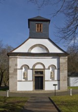 Castle Chapel, Canstein Castle, Marsberg, Sauerland, North Rhine-Westphalia, Germany, Europe