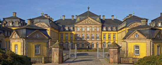 Arolsen Residential Palace with the guardhouses of the court, baroque palace, Bad Arolsen, Hesse,