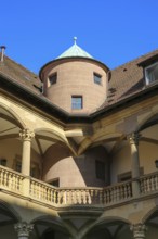 Old Palace Stuttgart, former moated palace, princely residence, 14th century seat of the Counts of