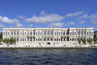 Former Ottoman Ciragan Palace along the Bosphorus, Istanbul, Turkey, Asia