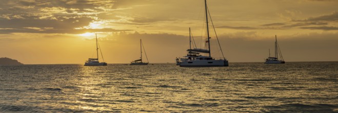 Sunset, Koh Mook Island, Andaman Sea, Thailand, Southeast Asia, Asia