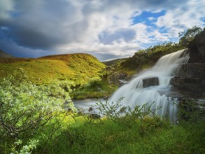 Rondane National Park, waterfall, Rondafjell, Enden, Innlandet, Norway, Europe