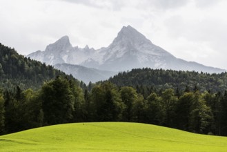 Watzmann, Berchtesgadener Land, Upper Bavaria, Bavaria, Germany, Europe