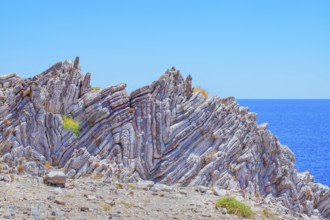 Apoplystra rock formations, Agios Pavlos, Southern Crete, Crete, Greek Islands, Greece, Europe