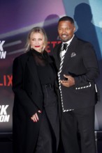 Cameron Diaz and Jamie Foxx at a special screening of Back in Action at the Zoo Palast in Berlin on