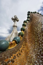 Casa Batlló, Art Nouveau, architect Antoni Gaudi, Barcelona, Catalonia, Spain, Europe