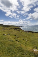 View, coastline, spectacular scenic Atlantic Drive, southern Achill Island, Mayo, Wild Atlantic