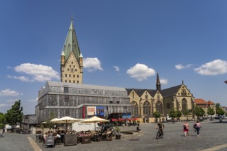 Paderborn Cathedral and the Diocesan Museum, Paderborn, North Rhine-Westphalia, Germany, Europe