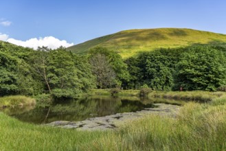 Lake in Snowdonia National Park, Wales, Great Britain