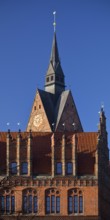 Market Church and Old Town Hall, North German Brick Gothic, Old Town, Hanover, Lower Saxony,