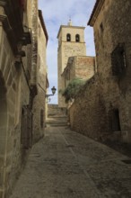 Iglesia de Santa Maria la Major church, in historic medieval town of Trujillo, Caceres province,