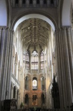 Interior of Norwich cathedral church, Norwich, Norfolk, England, UK