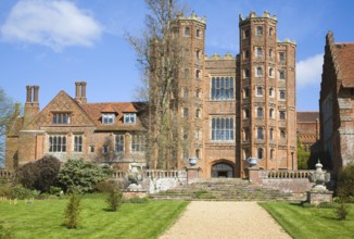 Layer Marney Tower the tallest Tudor gatehouse in England built 1520, Layer Marney, Essex, England,