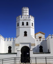 Public library building, Plaza de Santa Maria, Tarifa, Cadiz province, Spain, Europe