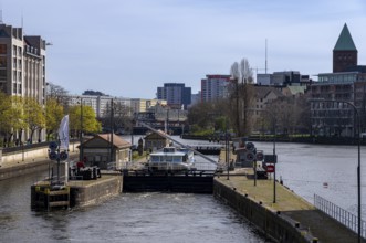 Mühlendammschleuse, Berlin-Mitte, Germany, Europe