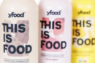 Yfood This is Food drinkable meal different flavours in bottles