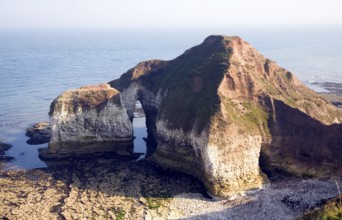 Coastal scenery at Flamborough Head, Yorkshire, England, United Kingdom, Europe