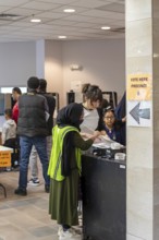 Hamtramck, Michigan USA, 5 November 2024, Voters cast ballots in the 2024 presidential election in