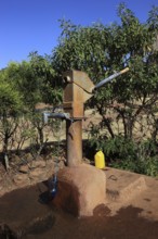 Amhara region, drinking water well, Ethiopia, Africa