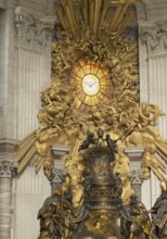 St Helena's Pillar and the Cathedra Petri, St Peter's Basilica, San Pietro in Vaticano, Basilica of