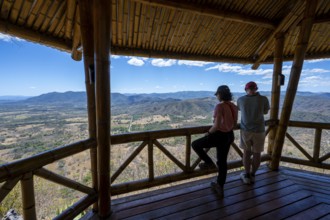 Mirador Nacaome viewing platform, Barra Honda National Park, Costa Rica, Central America