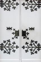 Door, Schloss Moyland, moated castle, Museum of Modern Art, Bedburg-Hau, Lower Rhine, North