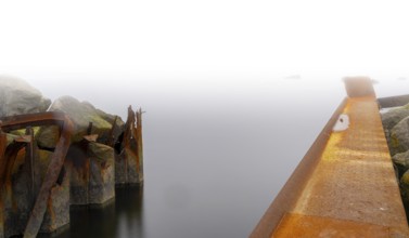 Long exposure, marina in Lohme, Rügen, Mecklenurg-Vorpommern, Germany, Europe