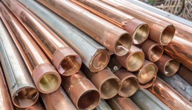 Material, metal, copper, water pipe, copper pipes