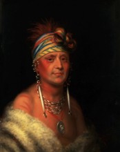 American Indian, Native American, Shaumonekusse, Chief of the Oto tribe, United States of America,